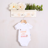 Set aus 2 gemusterten Bodys aus warmer Baumwolle (variables Muster)