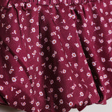Zweifarbiges Kirschkleid