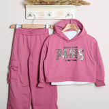 Completo Over Con Pantalone Cargo (T-Shirt Inclusa) Caldo Cotone