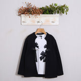 Set Cardigan + Shirt Stampata