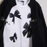 Set Cardigan + Shirt Stampata