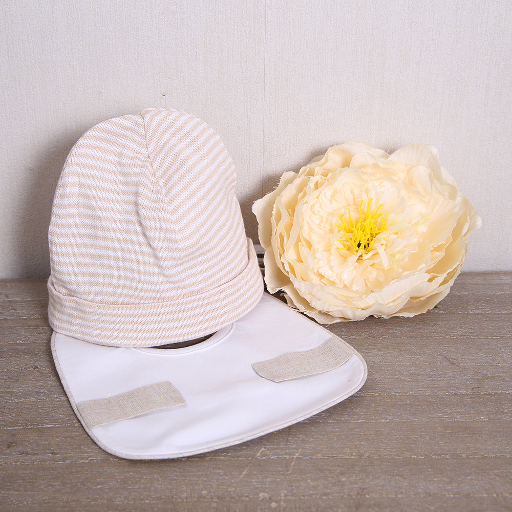 Set Cappellino + Bavetta "La Sartoria Dei Piccoli"