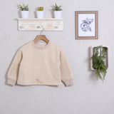 Warmes, kurzes Sweatshirt aus Baumwolle