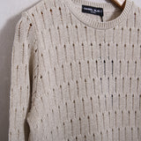 Perforierter Pullover