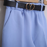 Pantalone Palazzo (Cintura Inclusa)