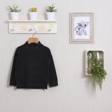 Pullover mit halbem Halsausschnitt