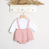 Salopette Con Shirt Manica Lunga