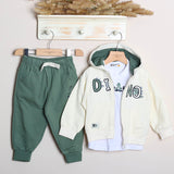Completo Con Pantalone+Felpa+T-Shirt