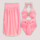 Costume Intero Con Pareo