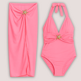 Costume Intero Con Pareo