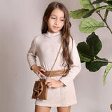 Vestito In Maglia (Borsetta Inclusa)