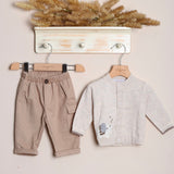 Completo Con Pantalone+Cardigan+Shirt