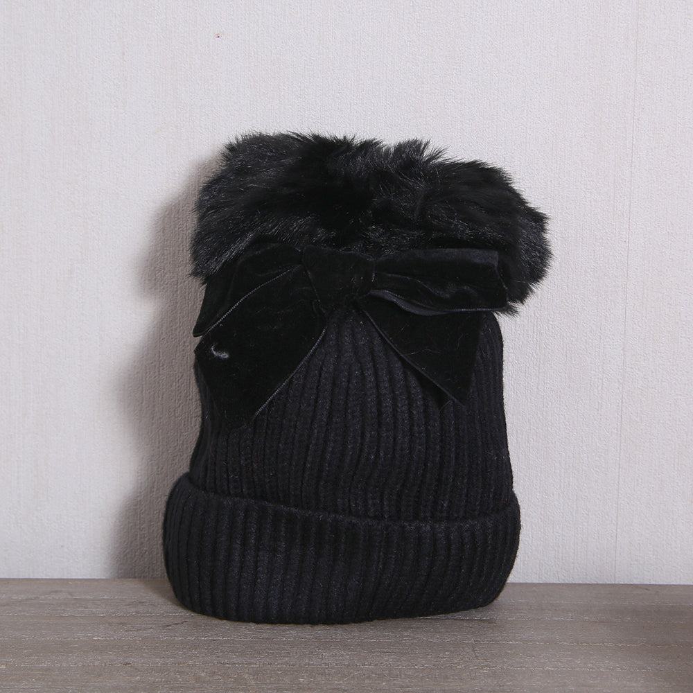 Cappellino Doppio Pom Pom