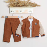Completo Con Pantalone+Giacca+Shirt Manica Lunga