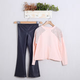 Completo Con Leggings Ecopelle