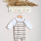 Salopette Con Shirt Manica Lunga