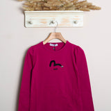 Shirt con Ricamo Caldo Cotone