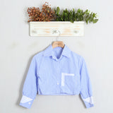Camicia Corta Rigata