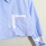 Camicia Corta Rigata