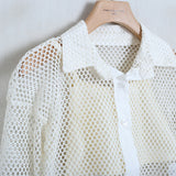 Camicia Traforata (Top Incluso)