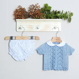 T-Shirt in Filo Con Culotte in Cotone