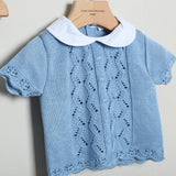 T-Shirt in Filo Con Culotte in Cotone