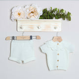 T-Shirt in Filo Con Culotte in Cotone