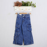 Denim Cargo Gamba Larga