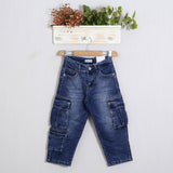 Denim Cargo Gamba Larga