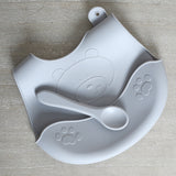 Bavetta In Silicone Con Cucchiaio