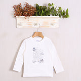 Shirt Stampa Anteriore Caldo Cotone