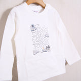 Shirt Stampa Anteriore Caldo Cotone