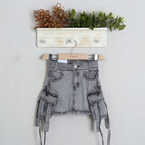 Geblümter Anzug mit Shorts