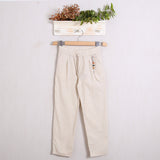 Pantalone Lino Regular Fit (Accessorio Incluso)