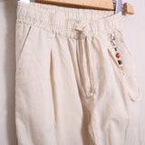 Pantalone Lino Regular Fit (Accessorio Incluso)