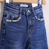 Jeans Zampa Con Applicazioni