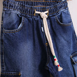 Jeans Cargo Gamba Larga