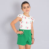 Kirschanzug mit Shorts 