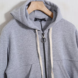 Felpa Cappuccio Con Zip