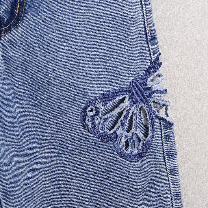 Jeans Over Ricami