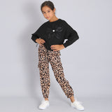 Pantalone Jogger Cargo Animalier