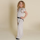 Completo A Costine Con Pantalone Gamba Larga