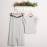 Completo A Costine Con Pantalone Gamba Larga