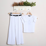 Completo A Costine Con Pantalone Gamba Larga