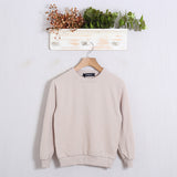 Felpa Basic Girocollo Caldo Cotone