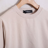 Felpa Basic Girocollo Caldo Cotone