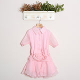 Vestito Con Cintura Fiocco