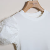 T-Shirt Manica Tulle