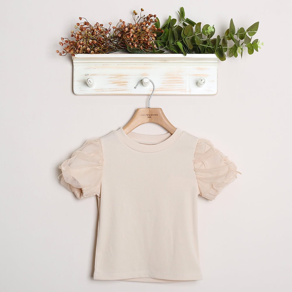 T-Shirt Manica Tulle