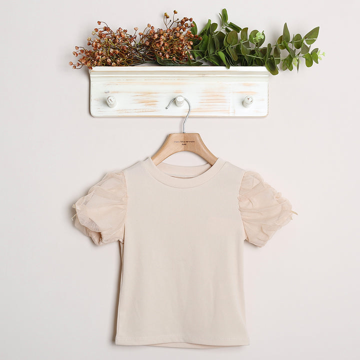 T-Shirt Manica Tulle